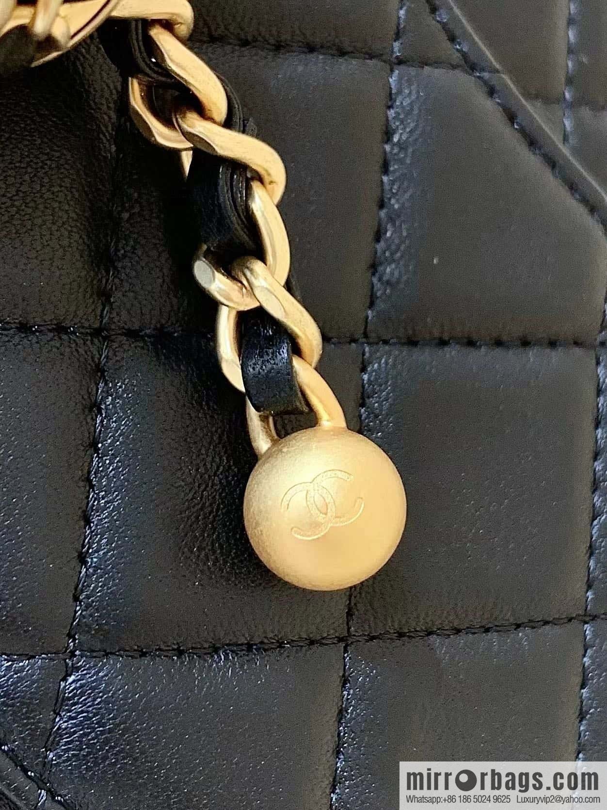 CHANEL 22P Latest Walnut Golden Ball AS1787