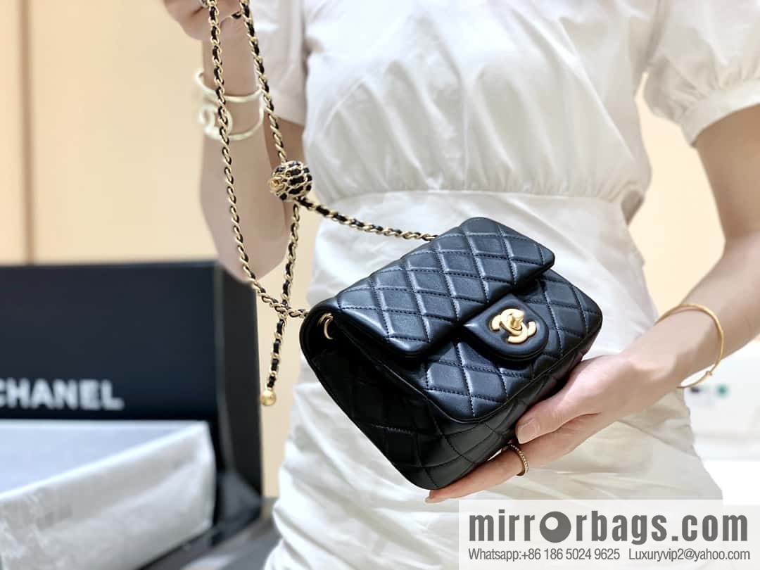 CHANEL 22P Latest Walnut Golden Ball AS1786