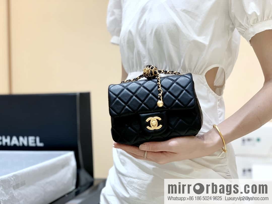 CHANEL 22P Latest Walnut Golden Ball AS1786