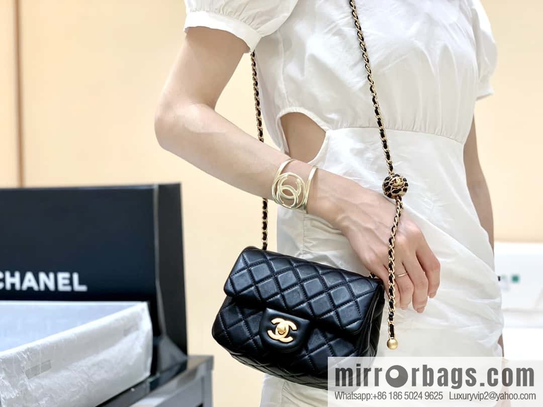 CHANEL 22P Latest Walnut Golden Ball AS1786