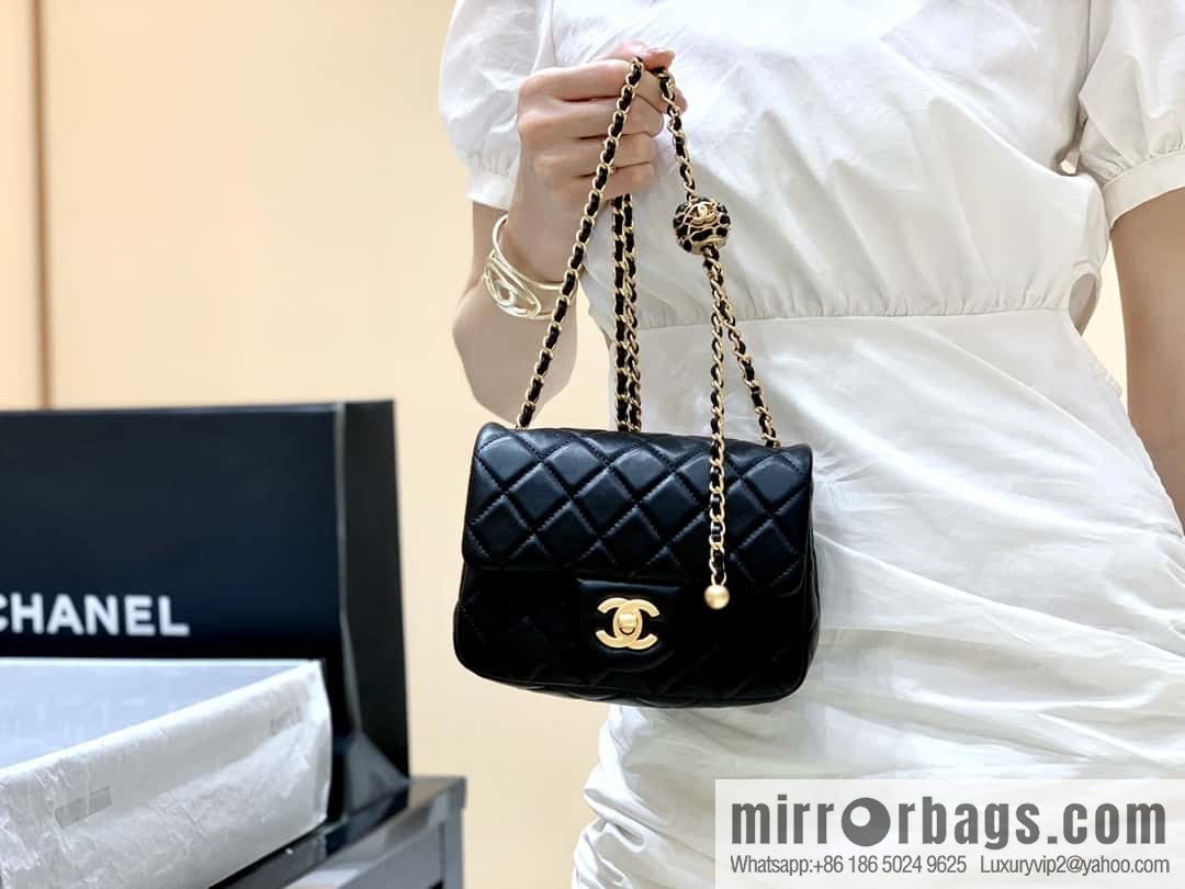 CHANEL 22P Latest Walnut Golden Ball AS1786