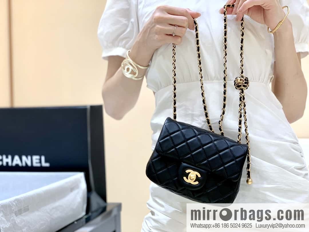 CHANEL 22P Latest Walnut Golden Ball AS1786