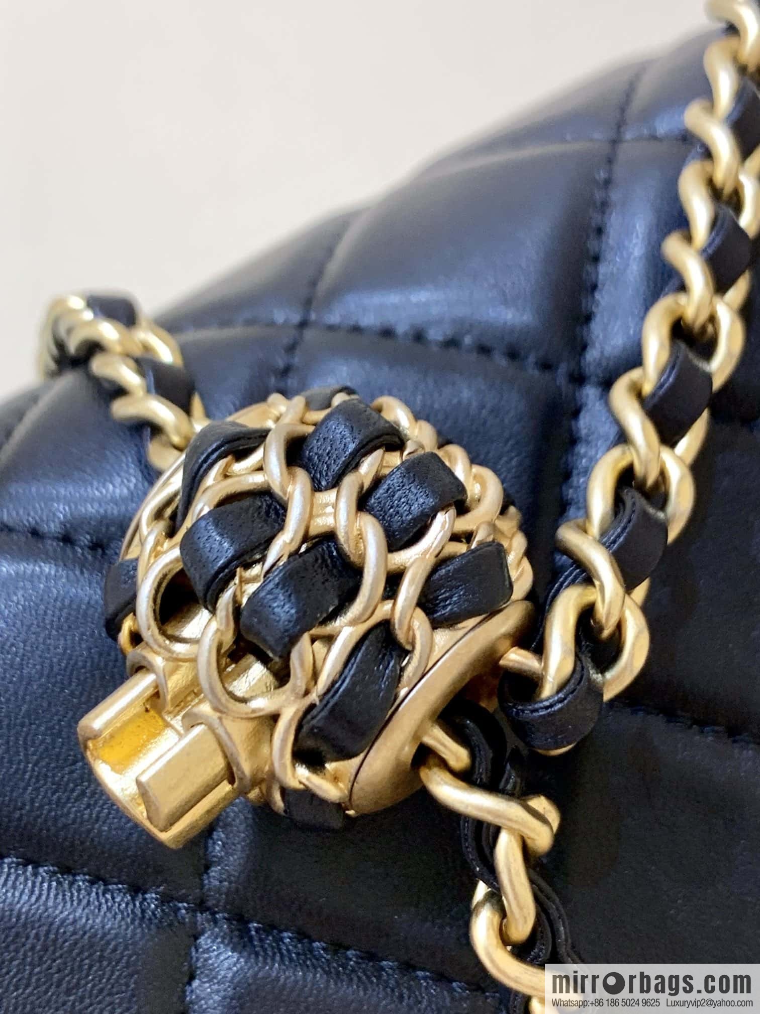 CHANEL 22P Latest Walnut Golden Ball AS1786