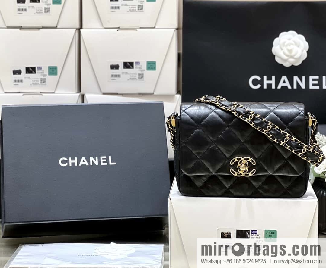 CHANEL 23K Autumn and Winter Series 19 Vintage Tofu Bag AS4423
