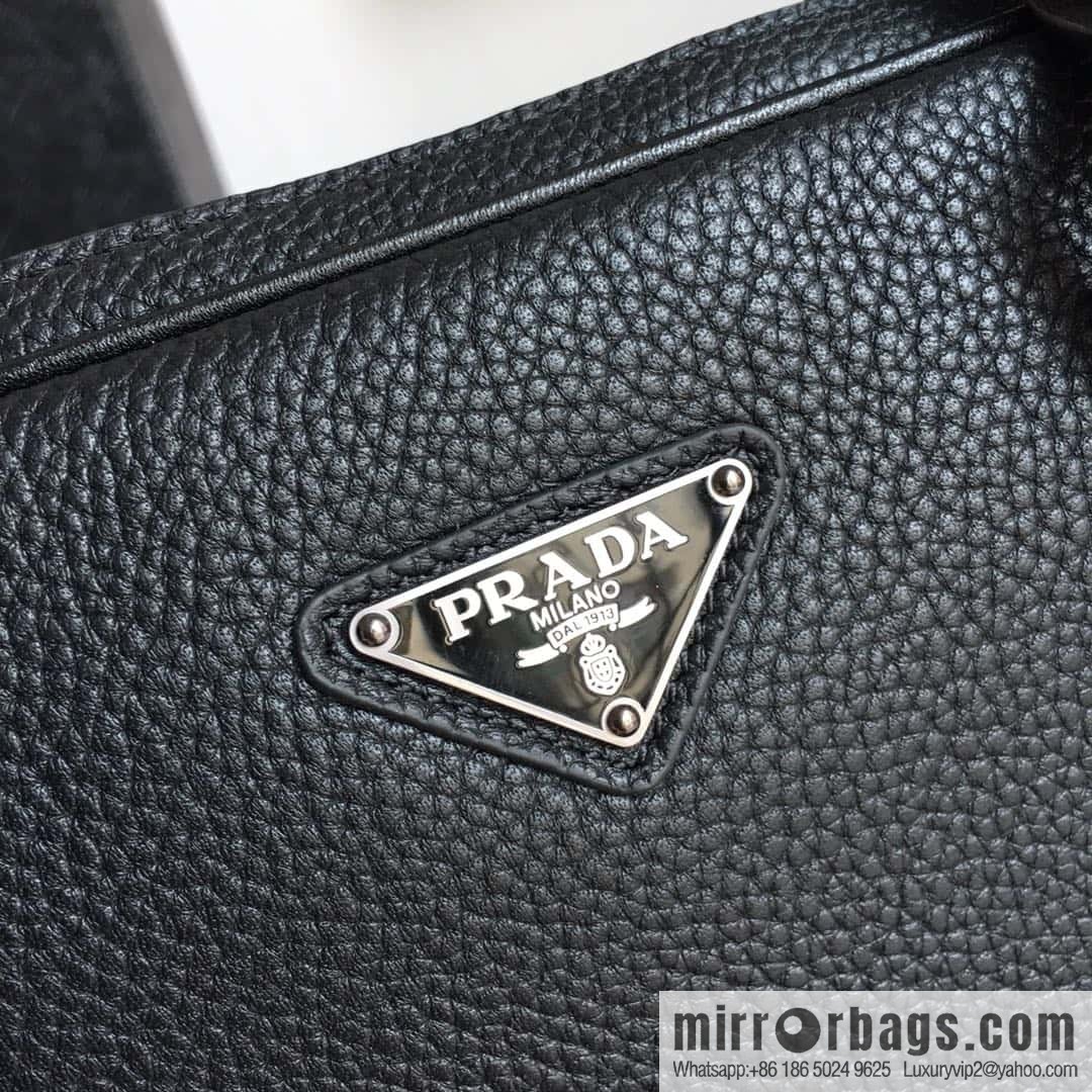 PRADA's latest broken leather briefcase 2VE368