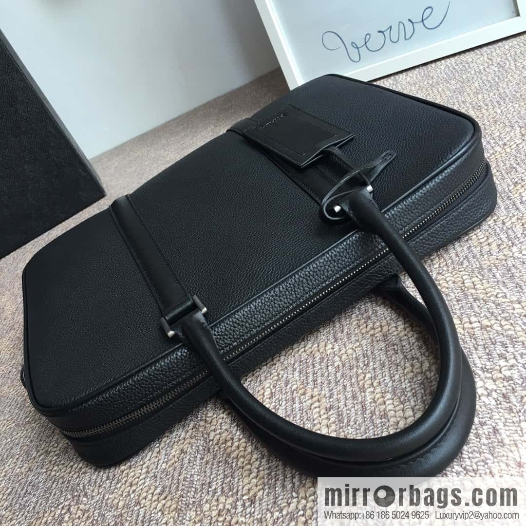 PRADA's latest broken leather briefcase 2VE368