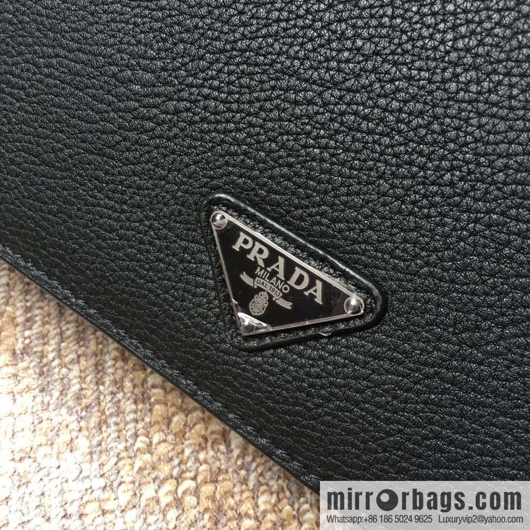 PRADA imported suede pattern, full leather inside and outside, new handbag 001A