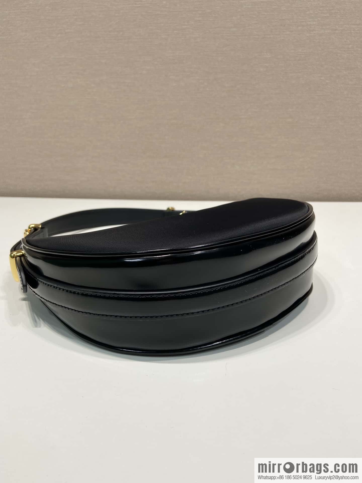 PRADA nylon fabric Moon handbag 1BC194