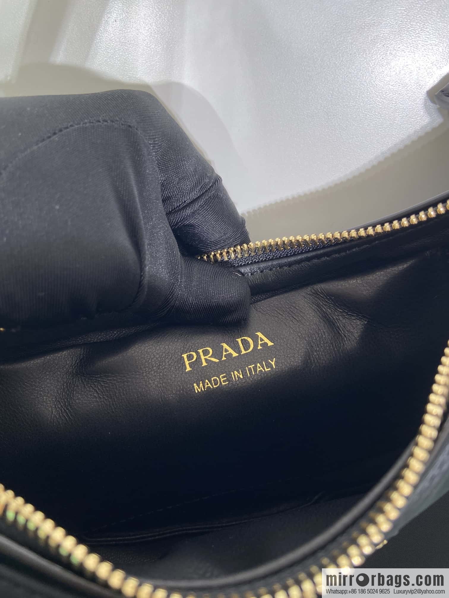 PRADA nylon fabric Moon handbag 1BC194