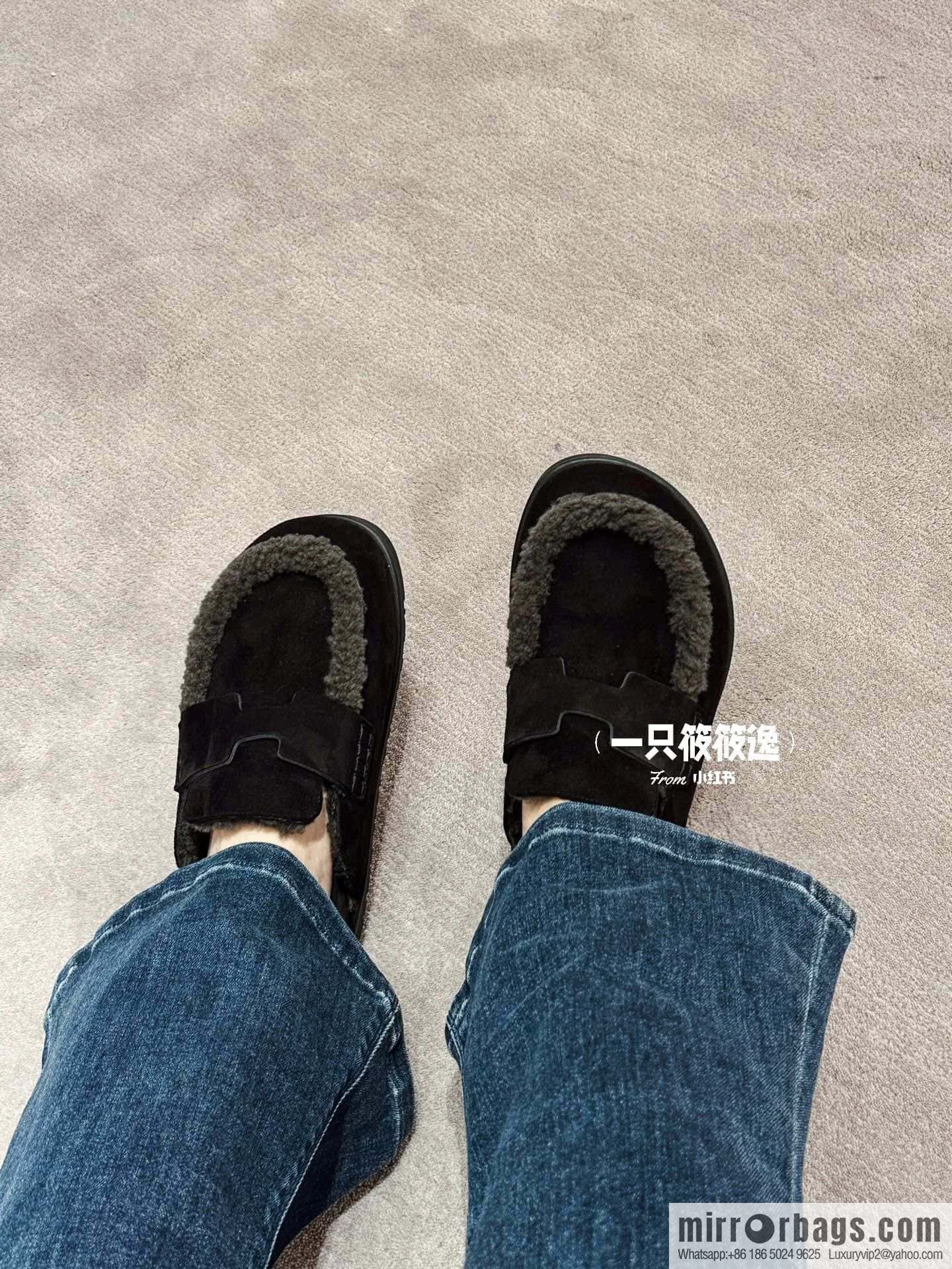 Hermès Müller half-tow Birkenstocks