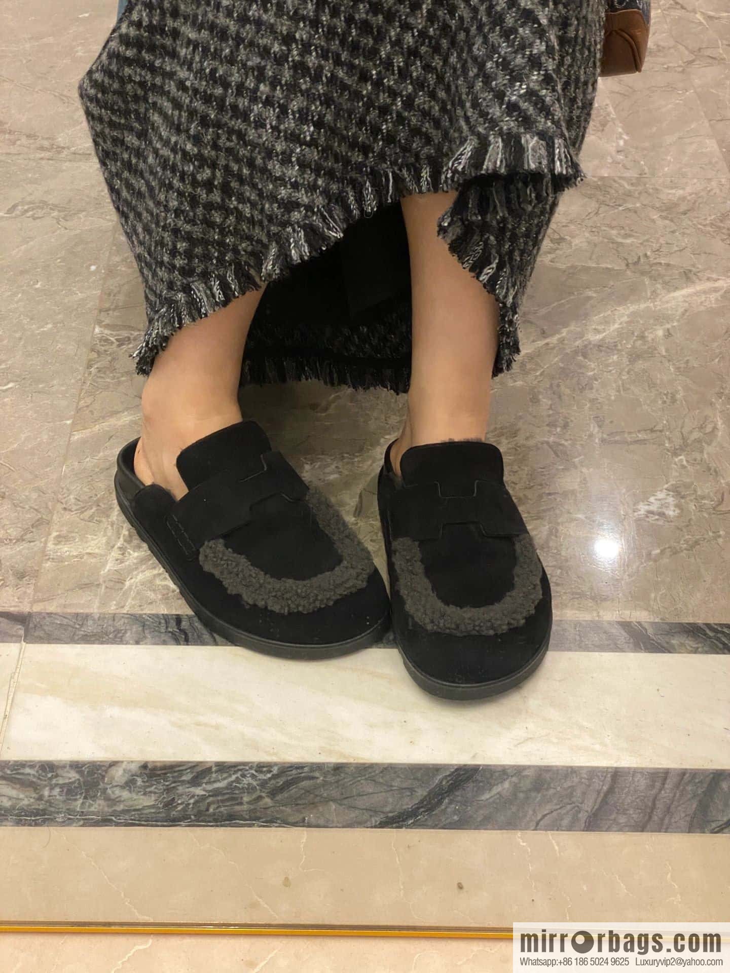 Hermès Müller half-tow Birkenstocks