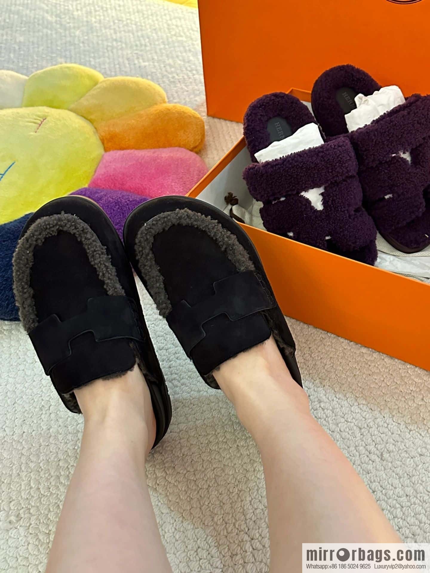 Hermès Müller half-tow Birkenstocks