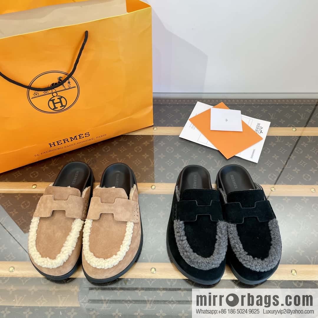 Hermès Müller half-tow Birkenstocks