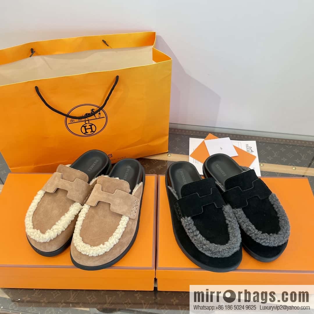 Hermès Müller half-tow Birkenstocks