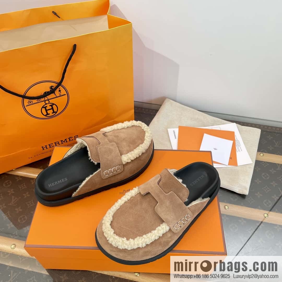 Hermès Müller half-tow Birkenstocks