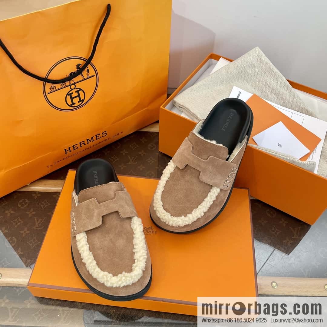 Hermès Müller half-tow Birkenstocks