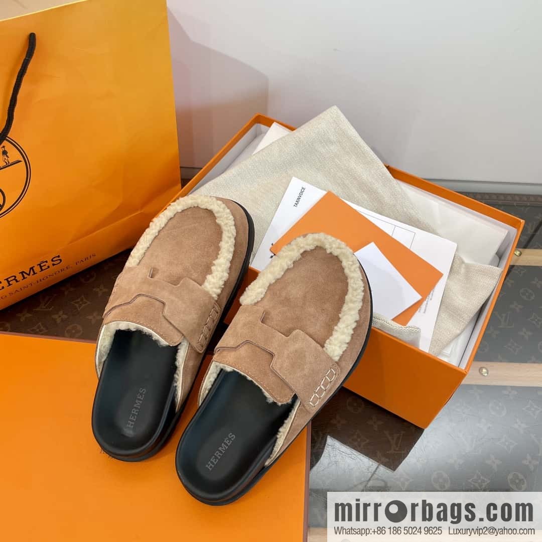 Hermès Müller half-tow Birkenstocks