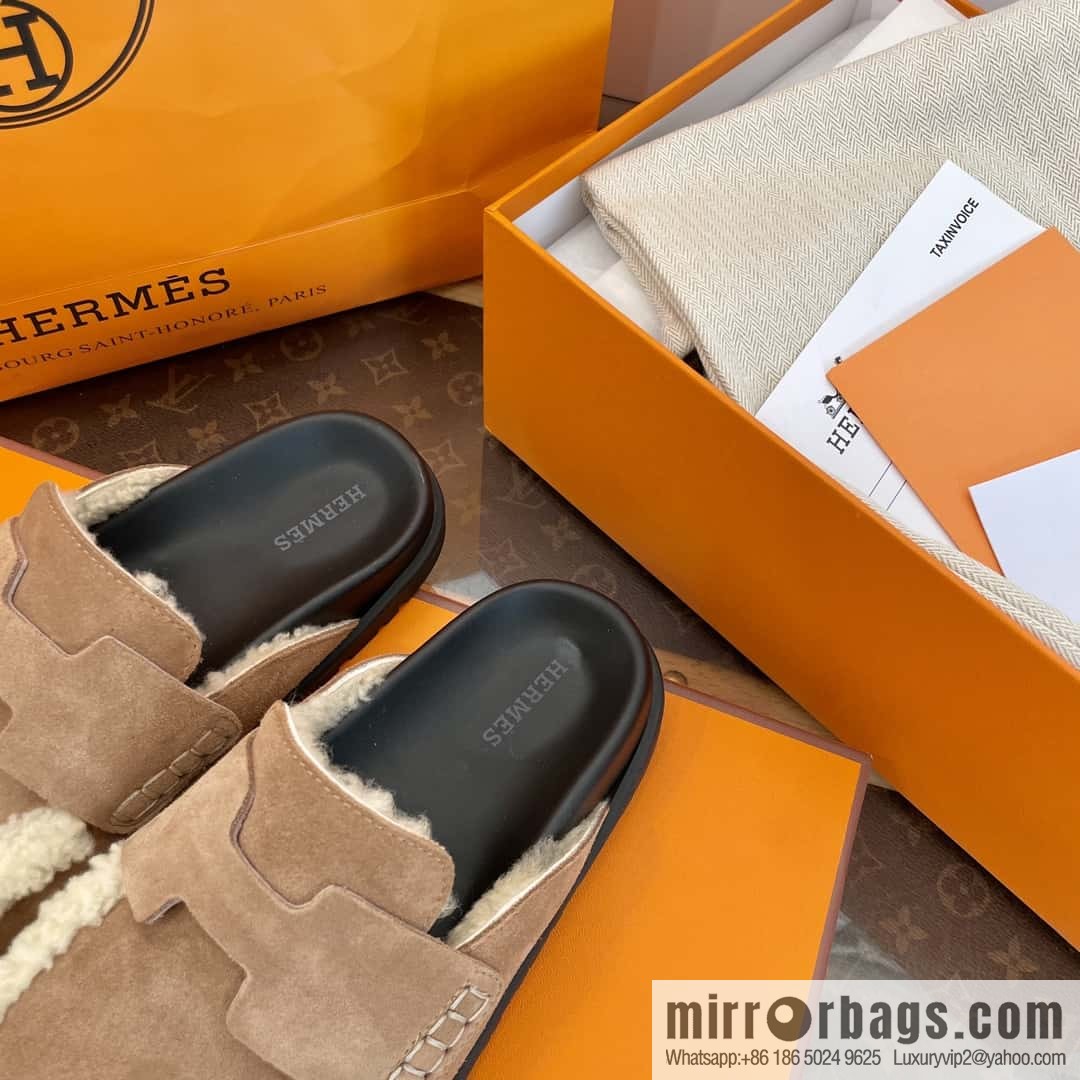 Hermès Müller half-tow Birkenstocks