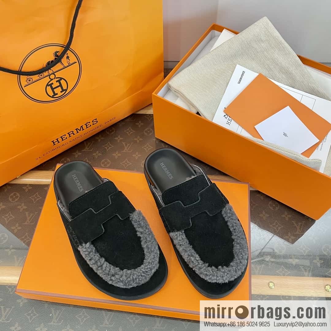 Hermès Müller half-tow Birkenstocks