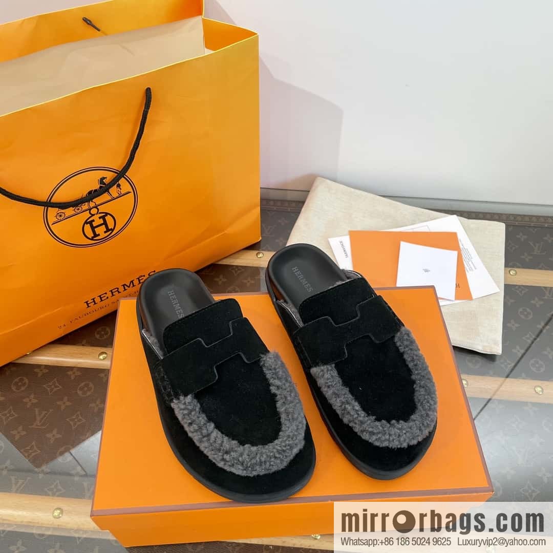Hermès Müller half-tow Birkenstocks