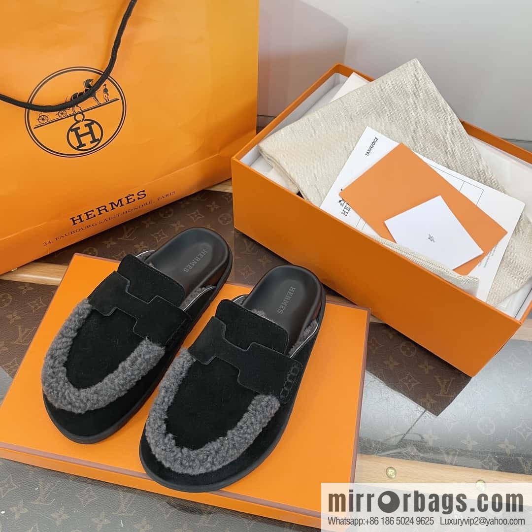Hermès Müller half-tow Birkenstocks