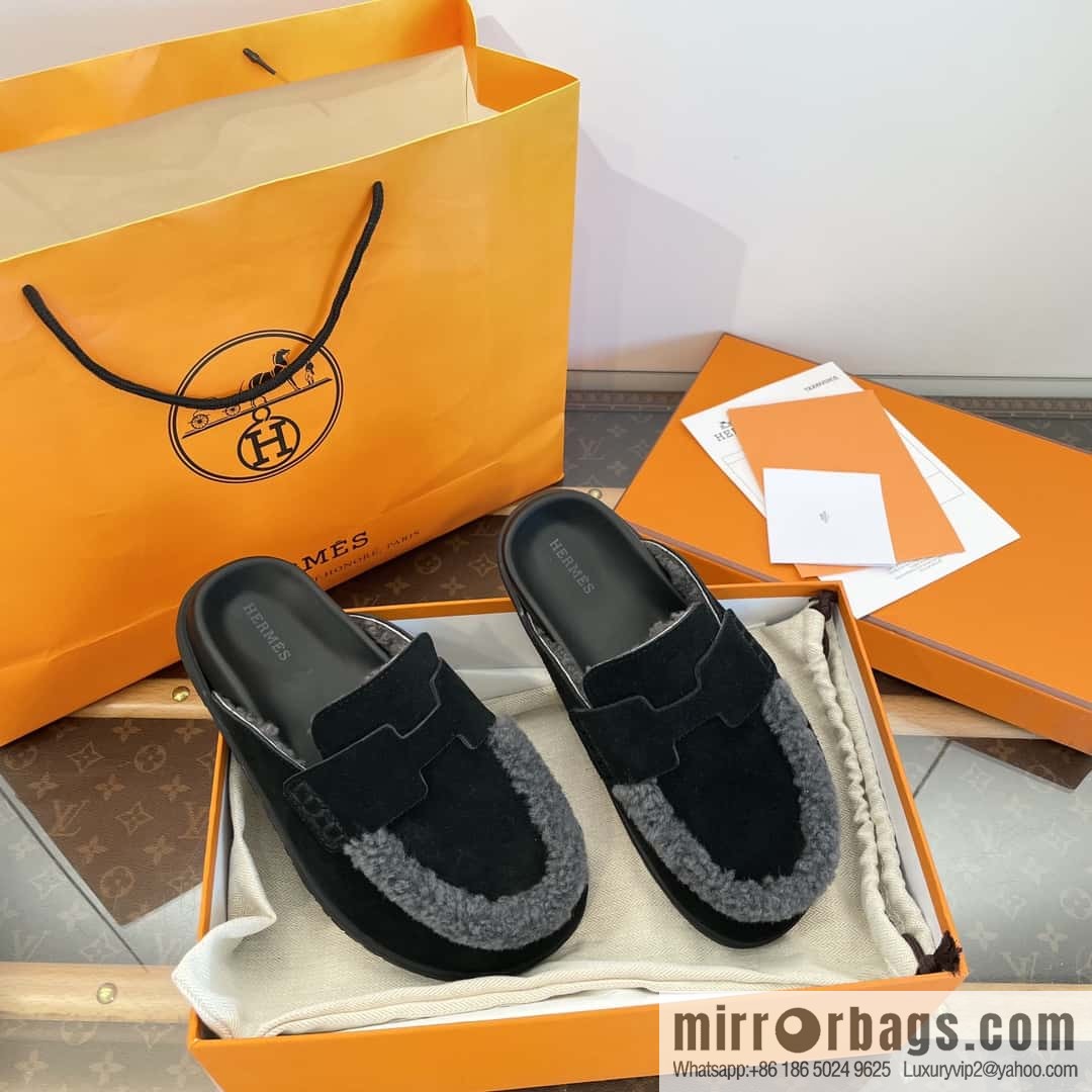 Hermès Müller half-tow Birkenstocks