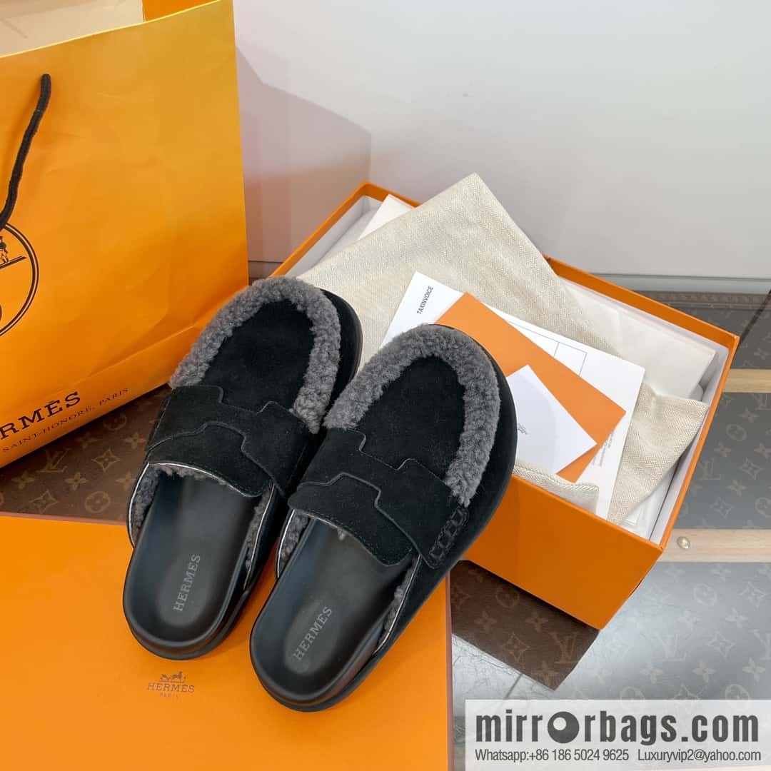 Hermès Müller half-tow Birkenstocks