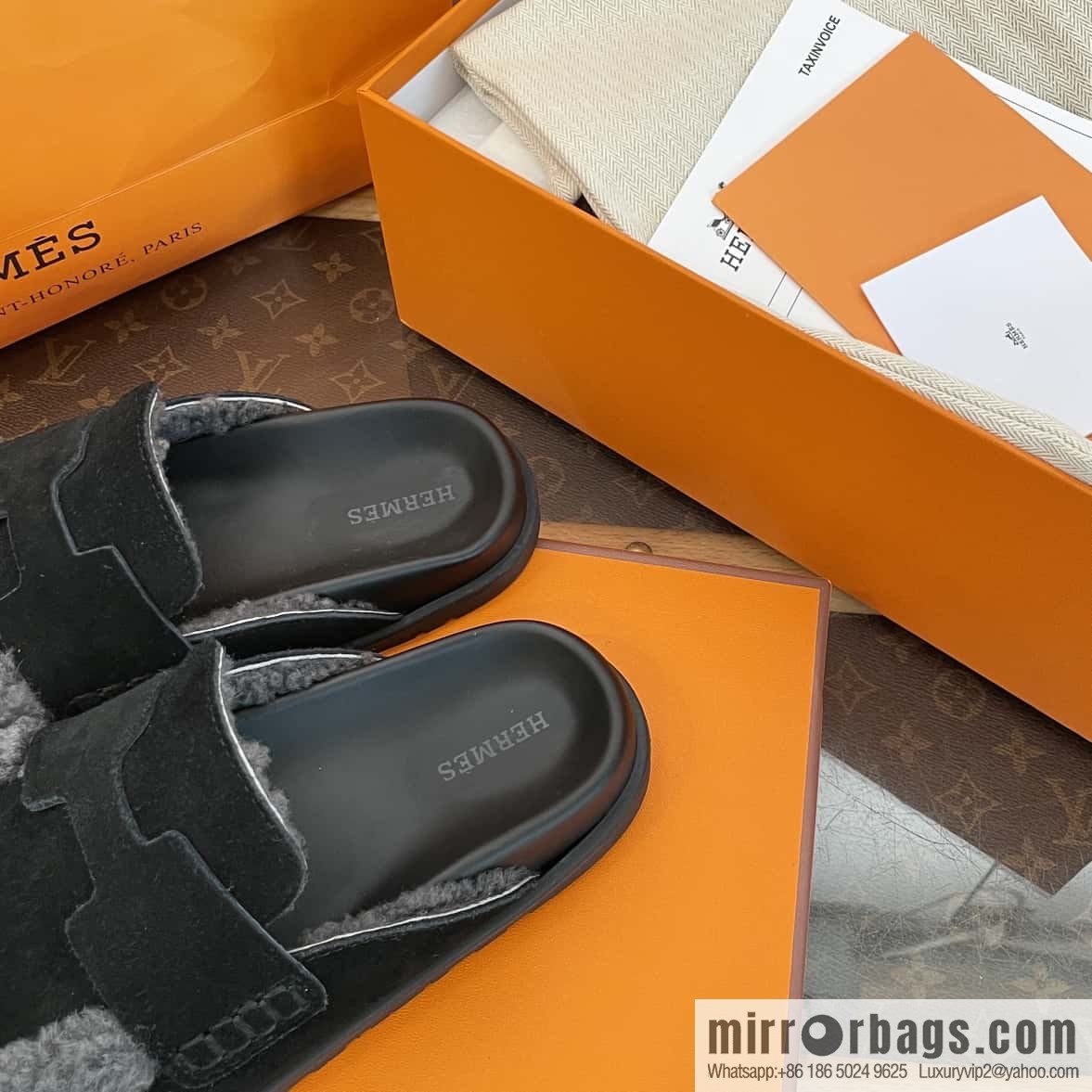 Hermès Müller half-tow Birkenstocks