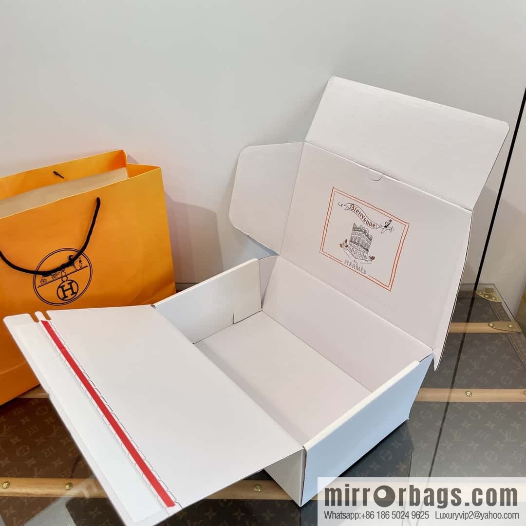 Hermès Sheepskin Button Muller Half Trail Fluffy Shoes