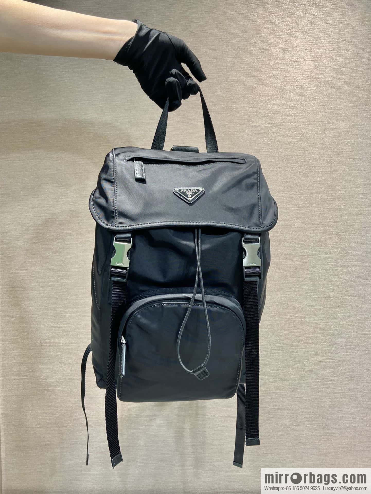 PRADA women's nylon backpack 1BZ039
