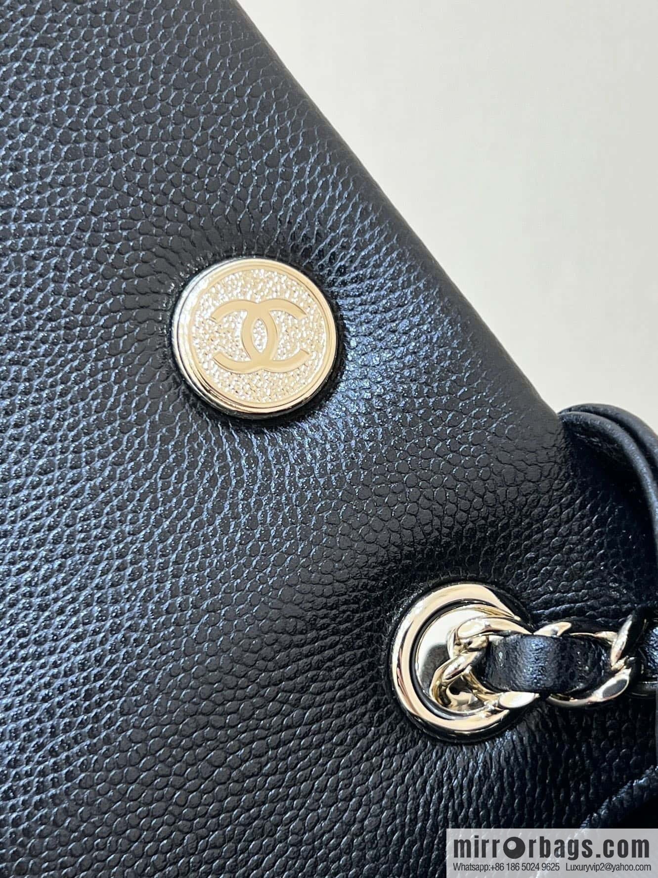 CHANEL 23K autumn and winter series duma tank double backpack AS4399 black