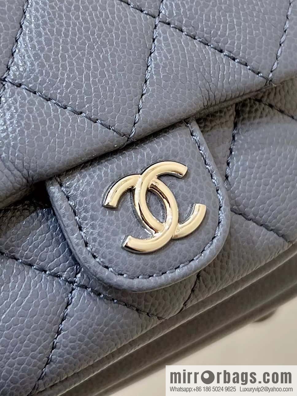 CHANEL 23K autumn and winter series duma tank double backpack AS4399 gray