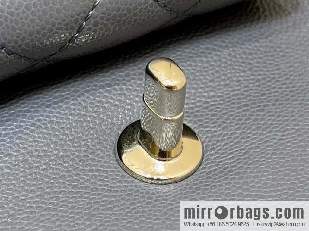 CHANEL 23K autumn and winter series duma tank double backpack AS4399 gray