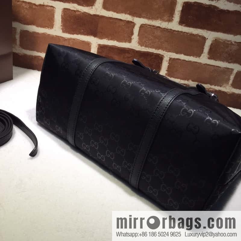 GUCCI nylon briefcase 387067g pressed cloth