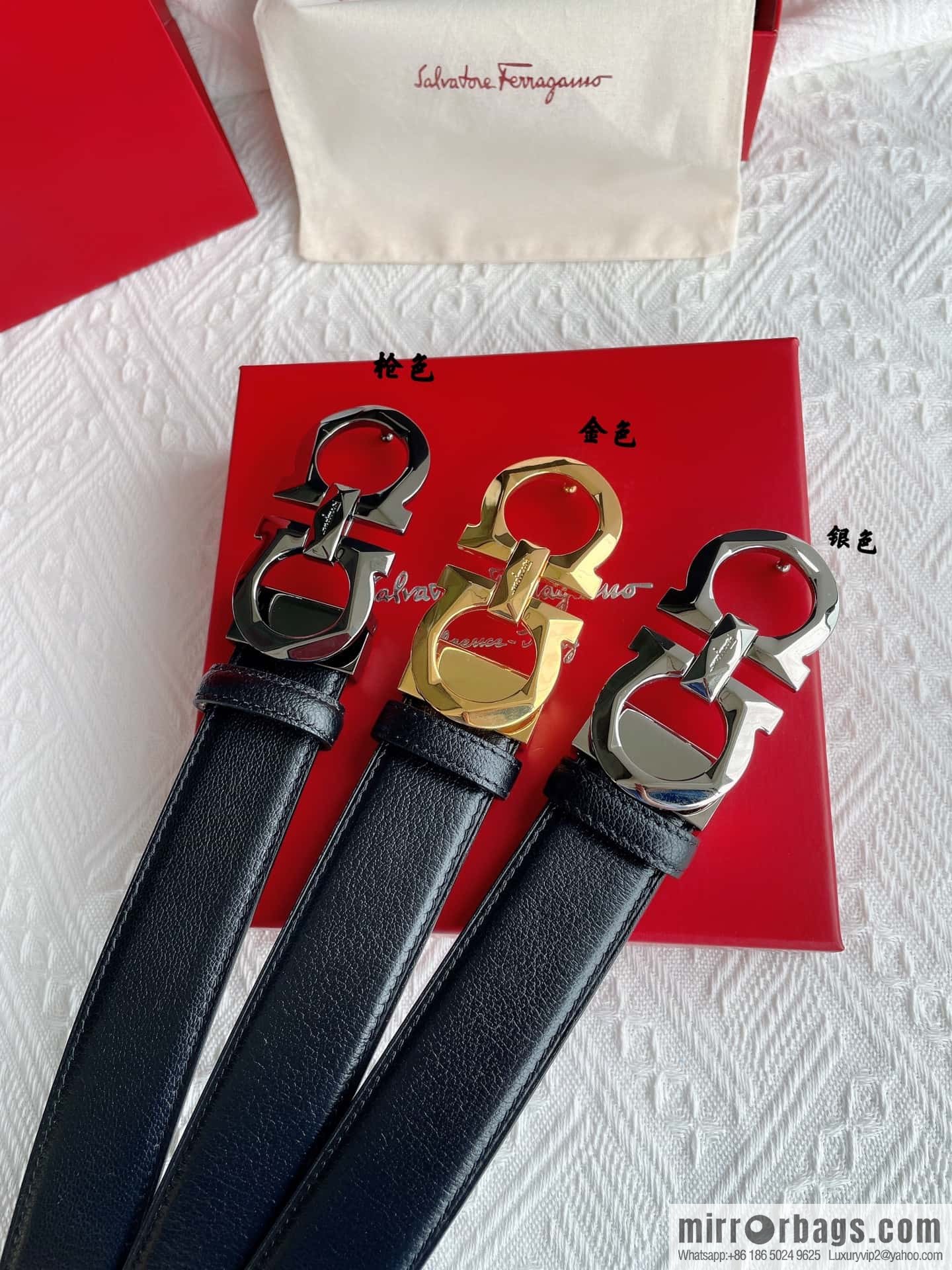 Hermes Hermes, rhombus figure 8 metal buckle top layer cowhide sheep texture 3.5cm
