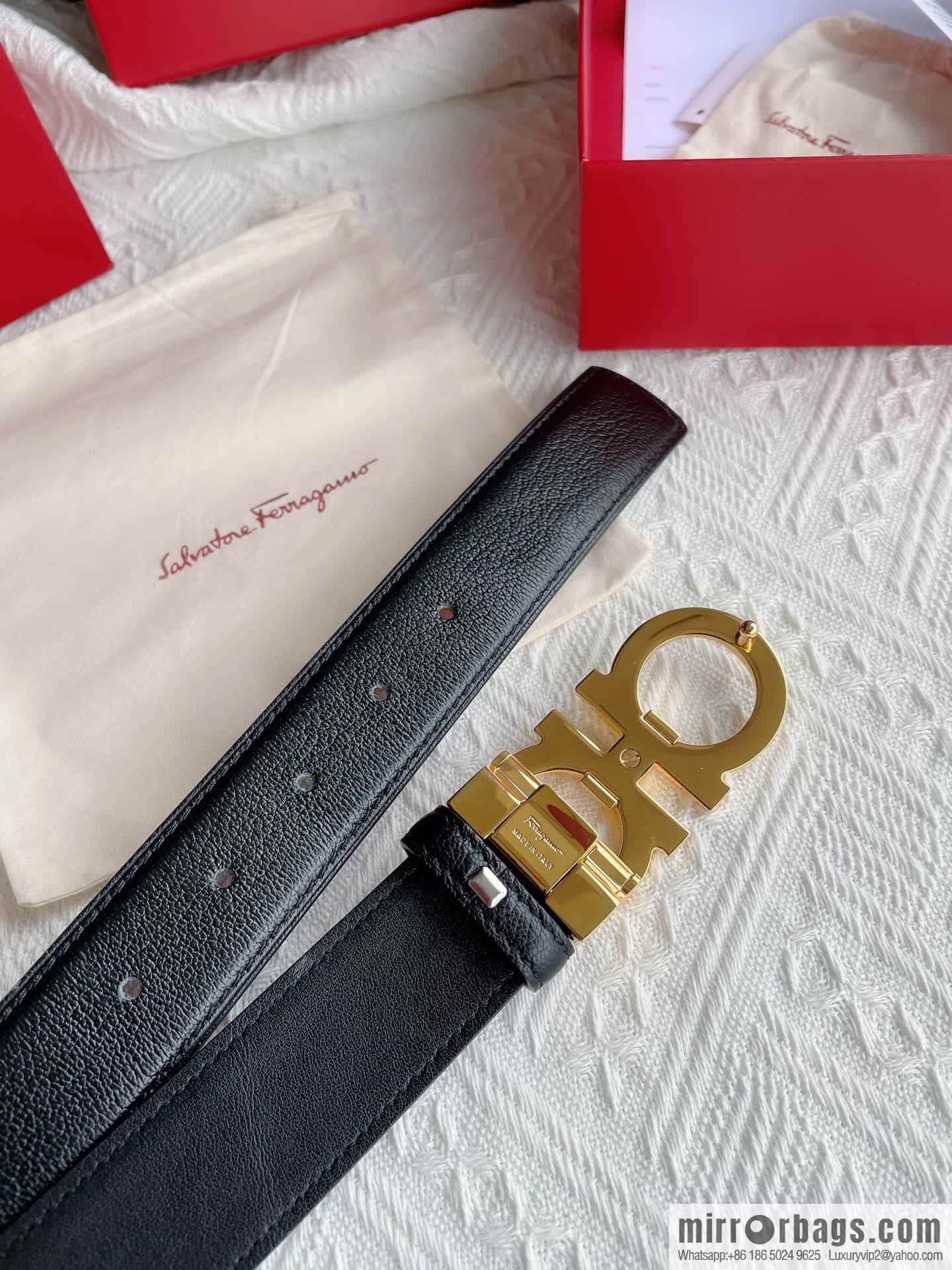 Hermes Hermes, rhombus figure 8 metal buckle top layer cowhide sheep texture 3.5cm