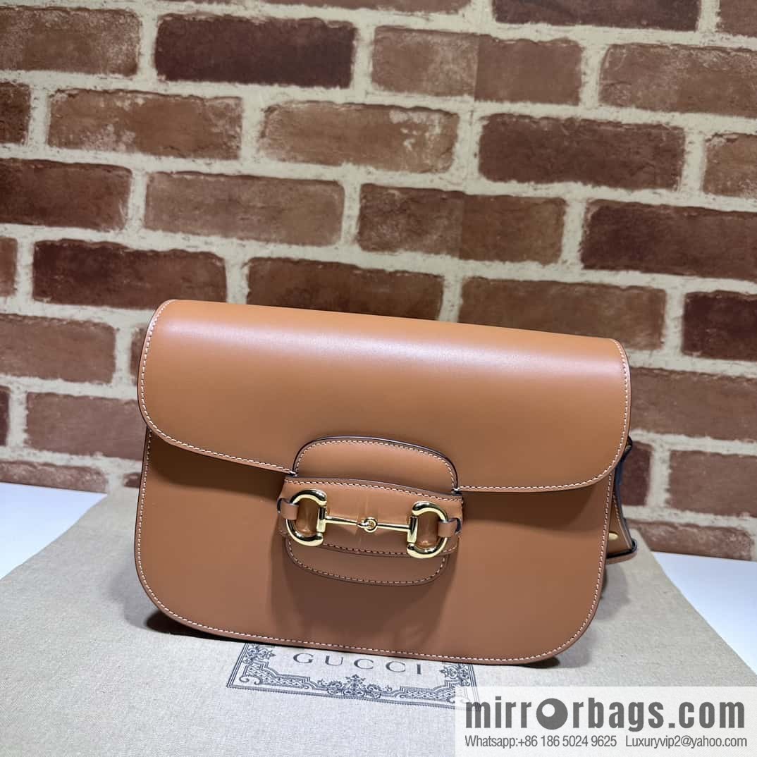 Gucci Horsebit 1955 series small shoulder backpack 602204 Vintage brown