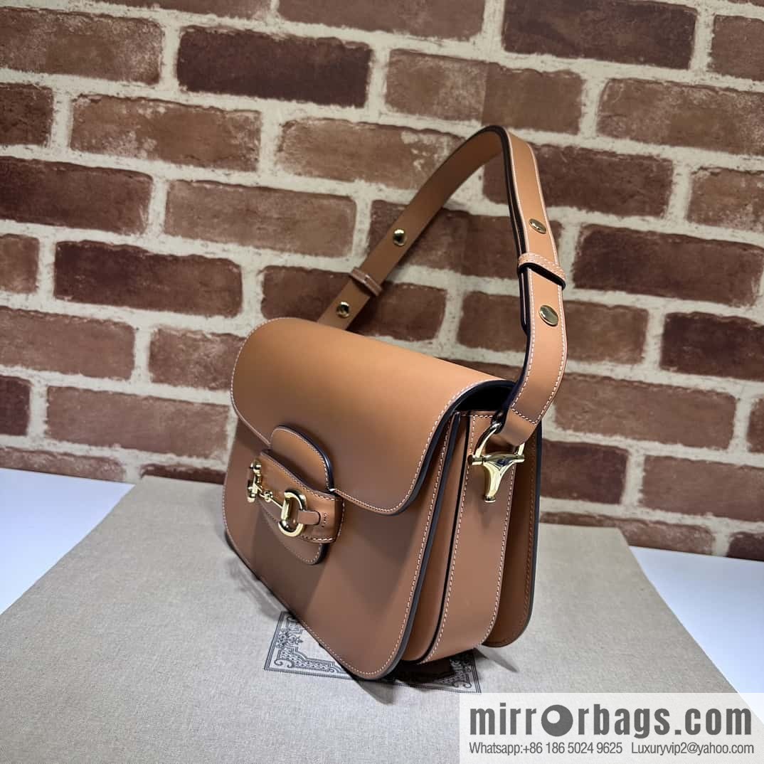 Gucci Horsebit 1955 series small shoulder backpack 602204 Vintage brown