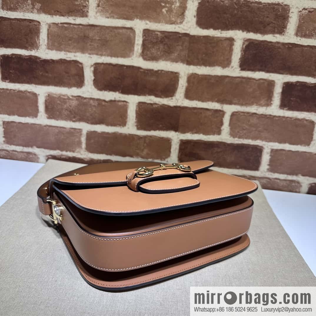 Gucci Horsebit 1955 series small shoulder backpack 602204 Vintage brown