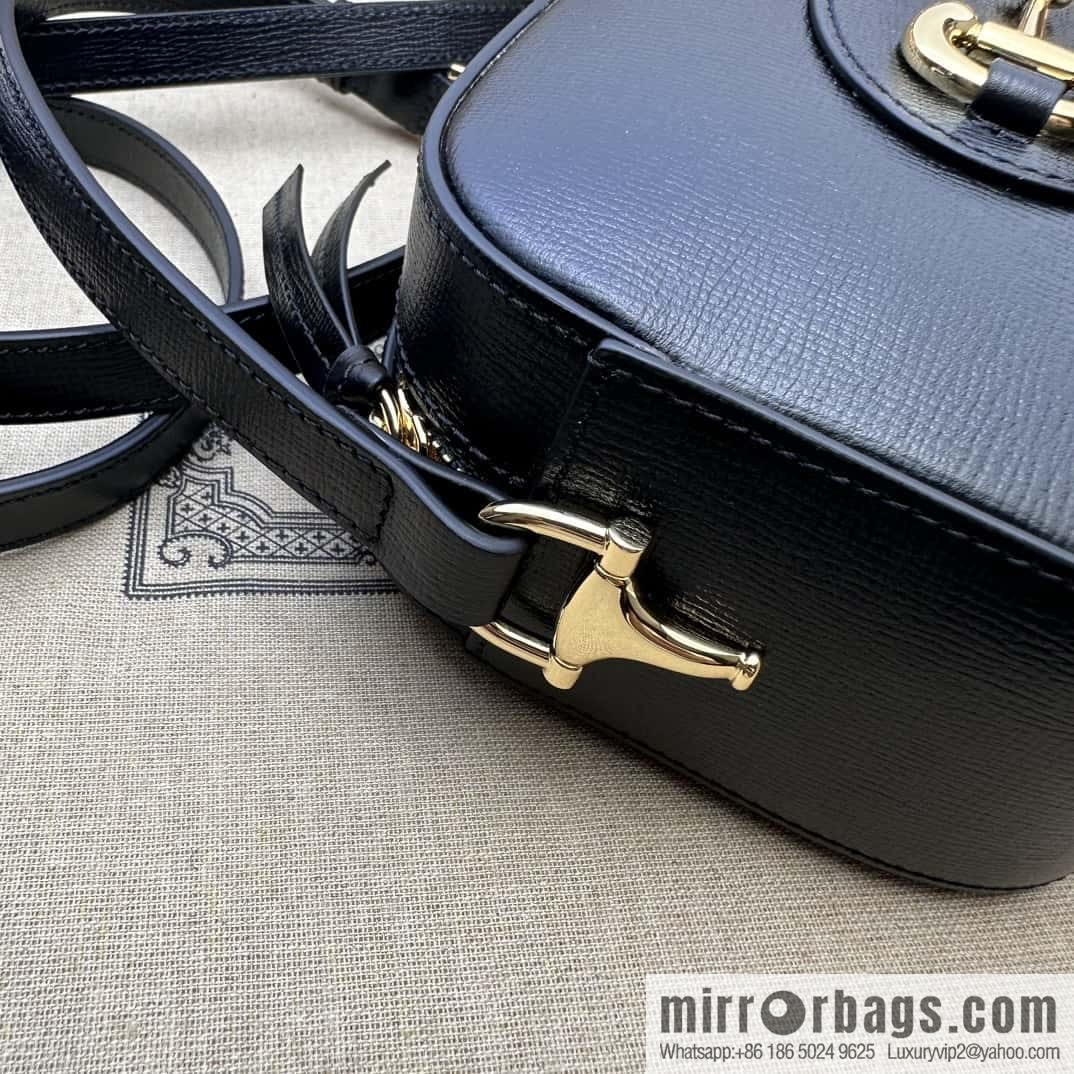 Gucci Horsebit 1955 series small shoulder backpack 760196g full leather