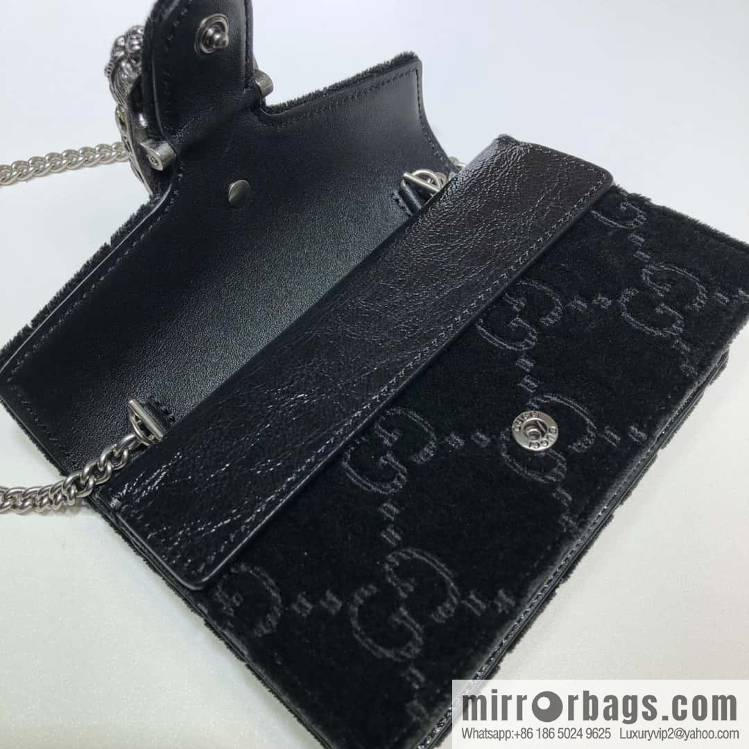 Gucci Dionysus series GG super mini handbag 476432g fleece G