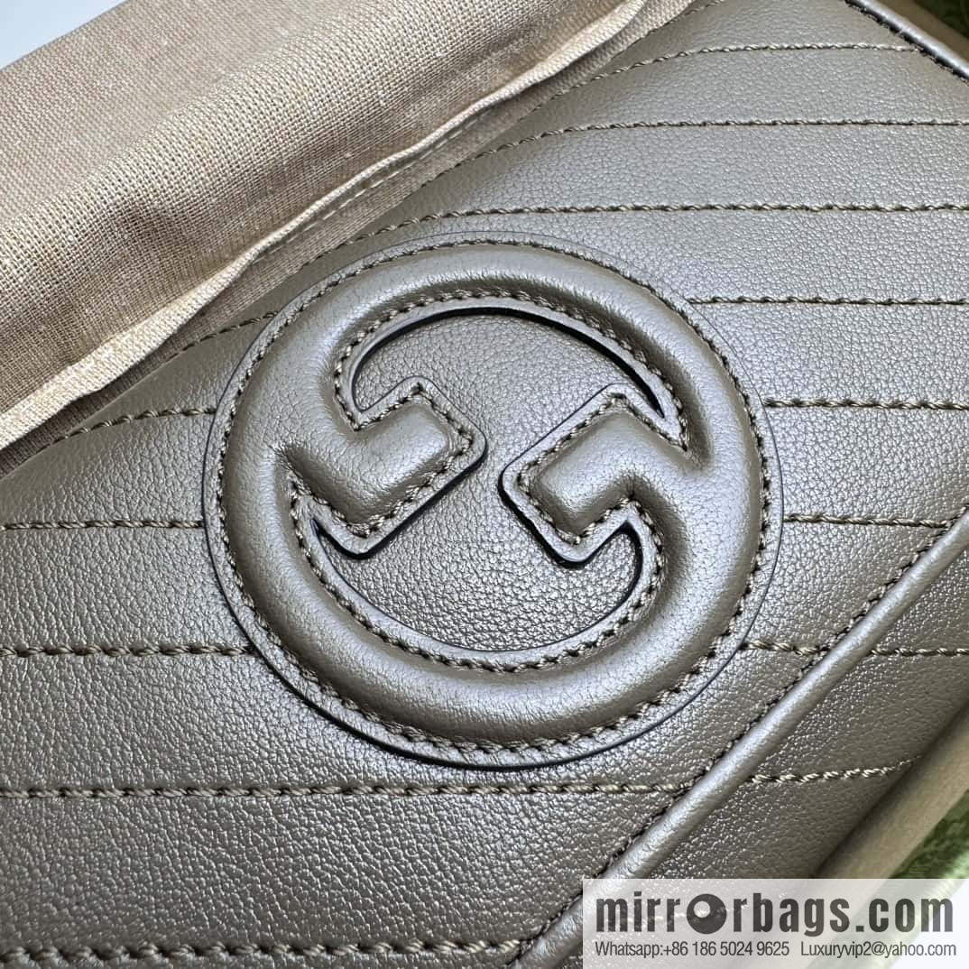 Gucci Blondie series long wallet 760302 gray