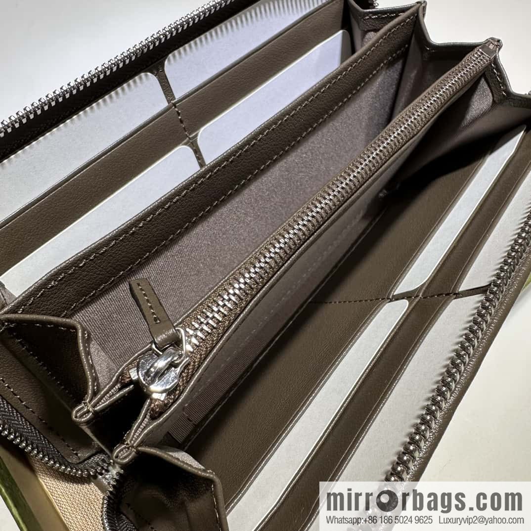 Gucci Blondie series full zipper wallet 760312 gray