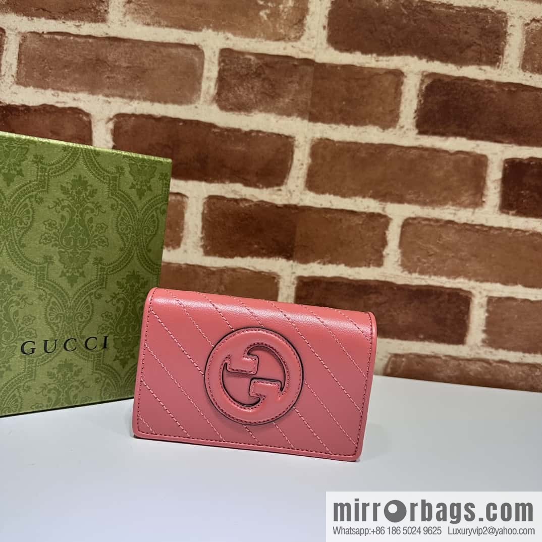 Gucci Blondie series wallet 760336 rose powder