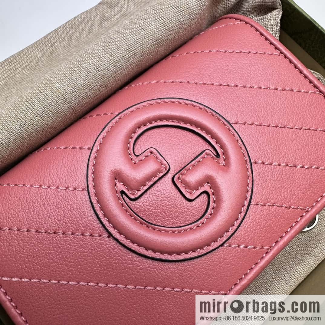 Gucci Blondie series wallet 760336 rose powder