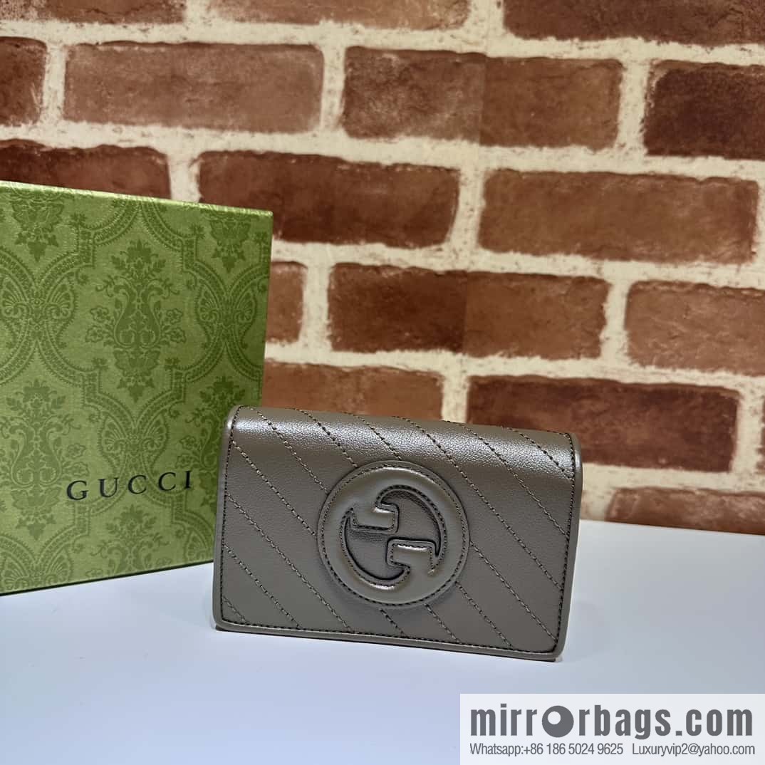 Gucci Blondie series wallet 760336 grey