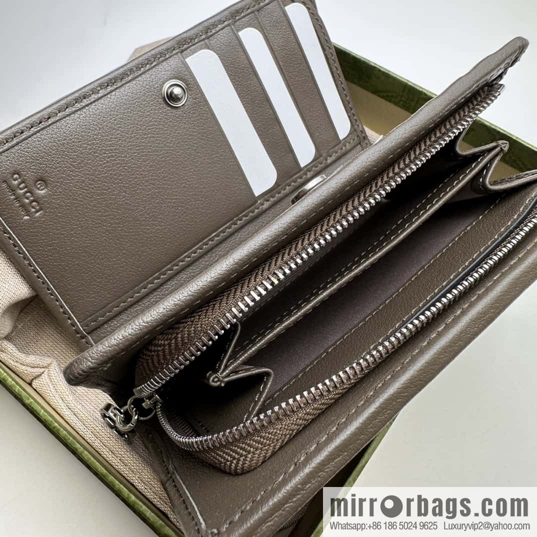 Gucci Blondie series wallet 760336 grey