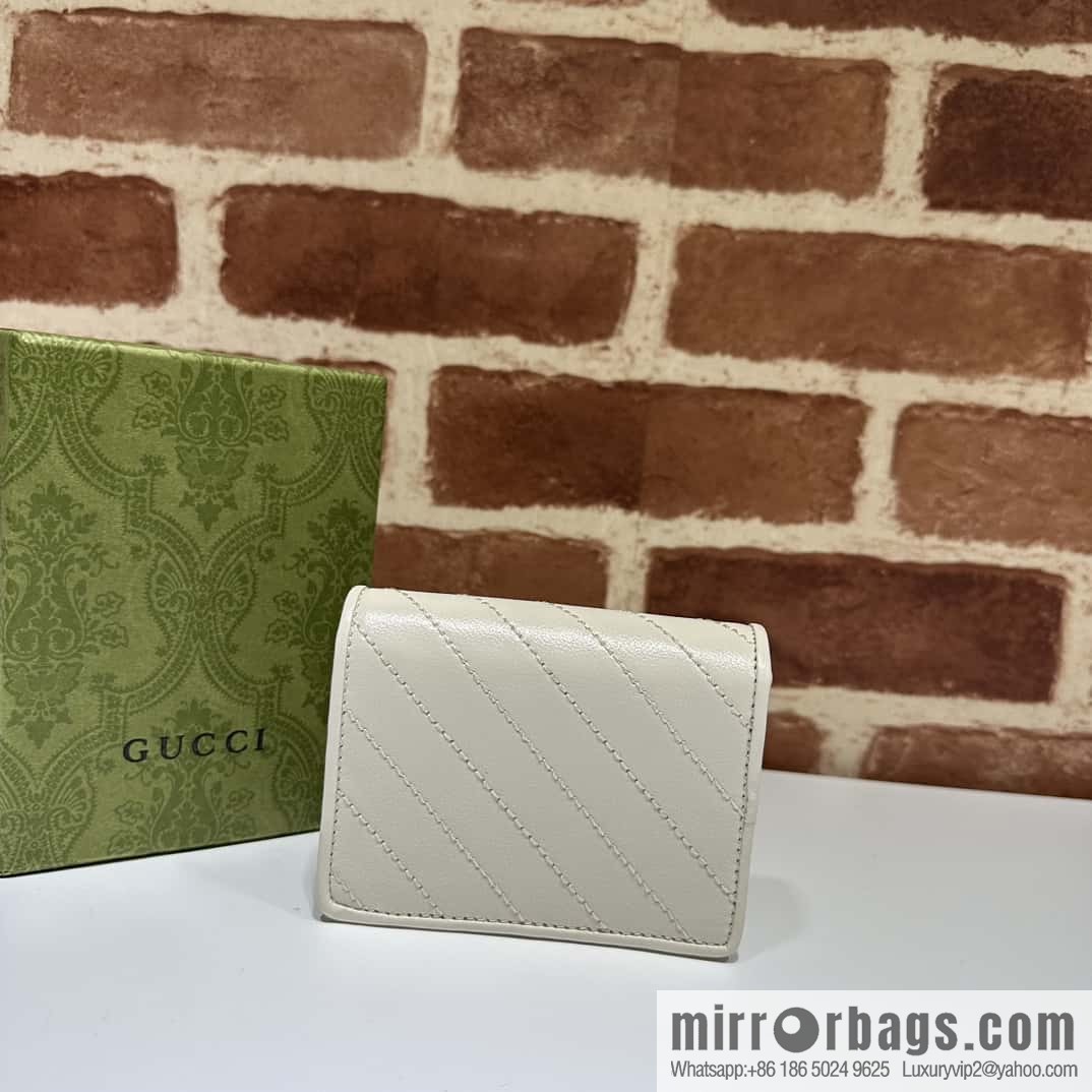 Gucci Blondie card holder 760317 white
