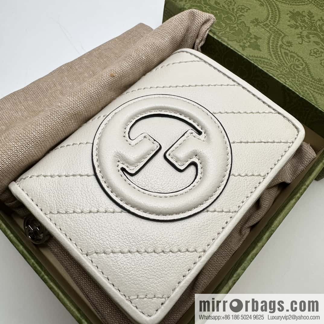 Gucci Blondie card holder 760317 white