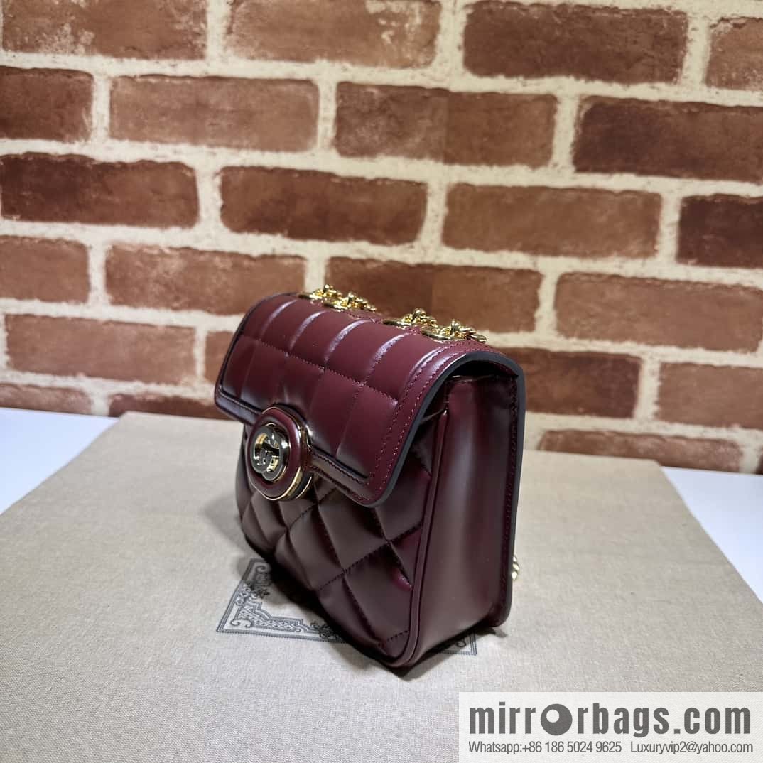 Gucci Deco mini backpack 741457 burgundy